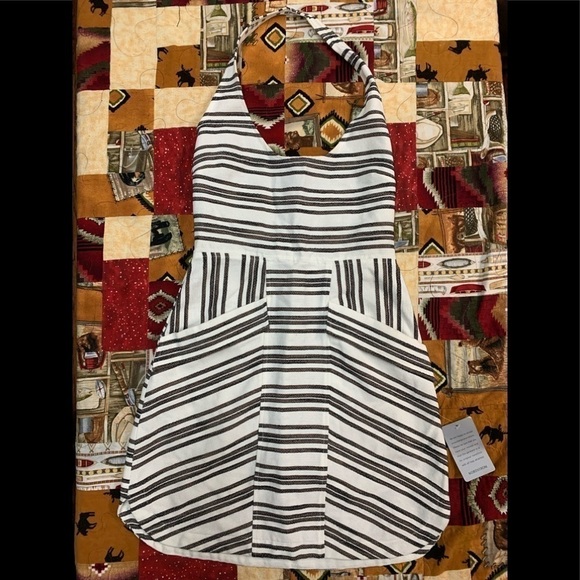 A.L.C. striped Hudson halter dress - Picture 3 of 5